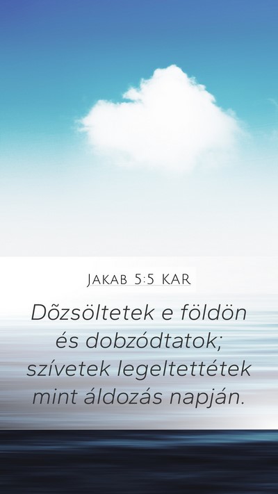 Jakab 5:5 KAR Bible Verse Image