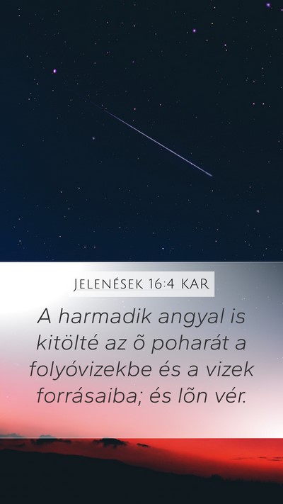 Jelenések 16:4 KAR Bible Verse Image