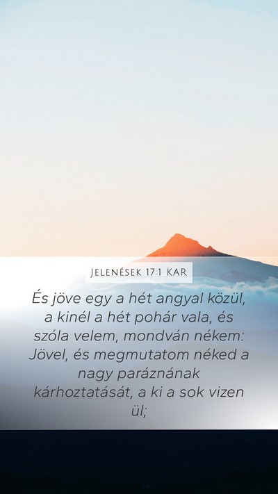 Jelenések 17:1 KAR Bible Verse Image