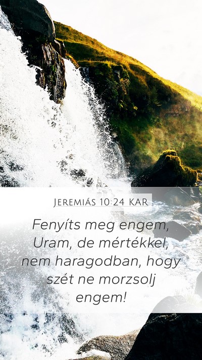 Jeremiás 10:24 KAR Bible Verse Image