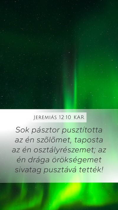Jeremiás 12:10 KAR Bible Verse Image