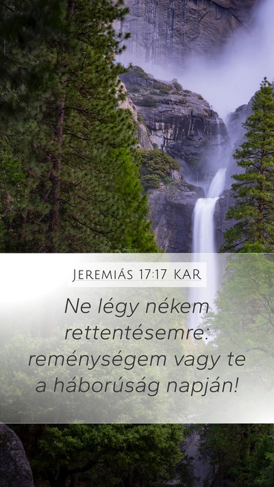 Jeremiás 17:17 KAR Bible Verse Image