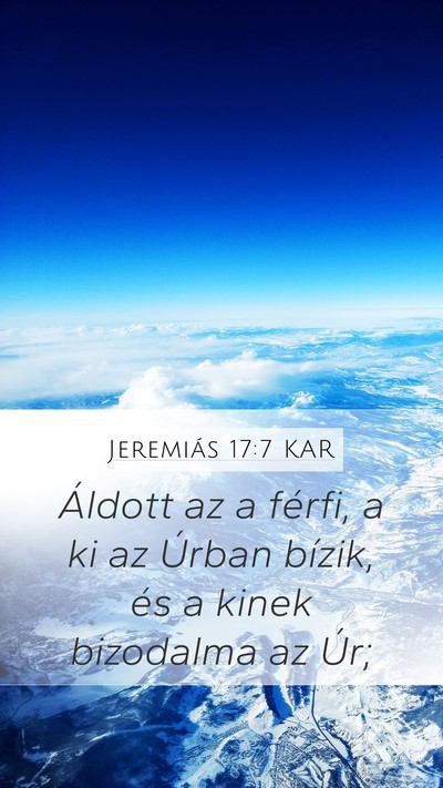 Jeremiás 17:7 KAR Bible Verse Image