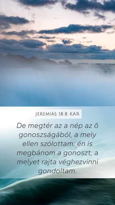 Jeremiás 18:8 KAR Bible Verse Image