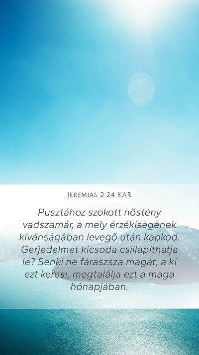 Jeremiás 2:24 KAR Bible Verse Image