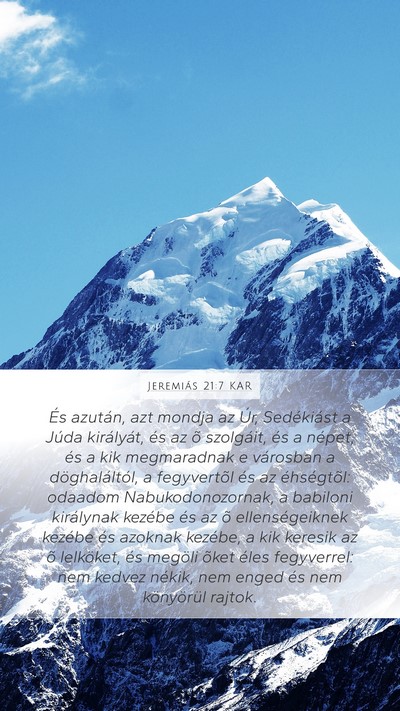 Jeremiás 21:7 KAR Bible Verse Image