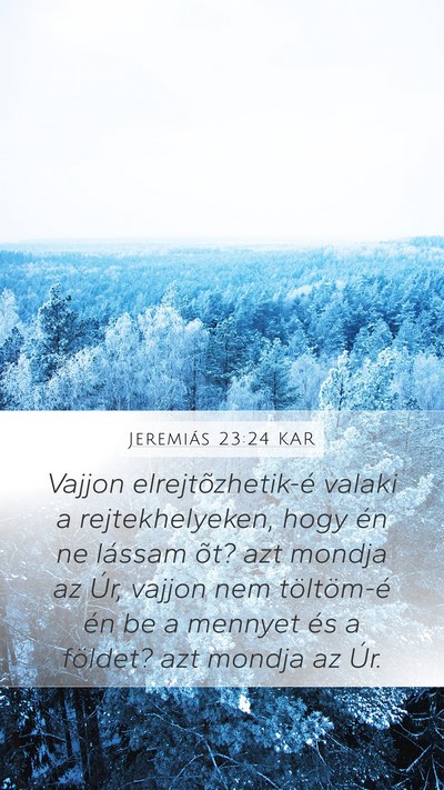 Jeremiás 23:24 KAR Bible Verse Image