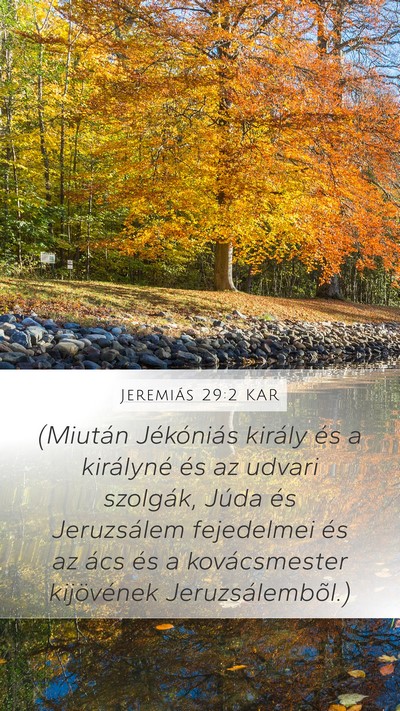 Jeremiás 29:2 KAR Bible Verse Image