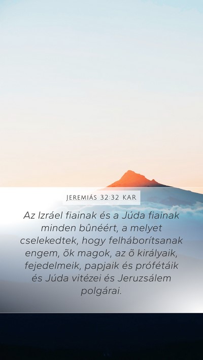 Jeremiás 32:32 KAR Bible Verse Image