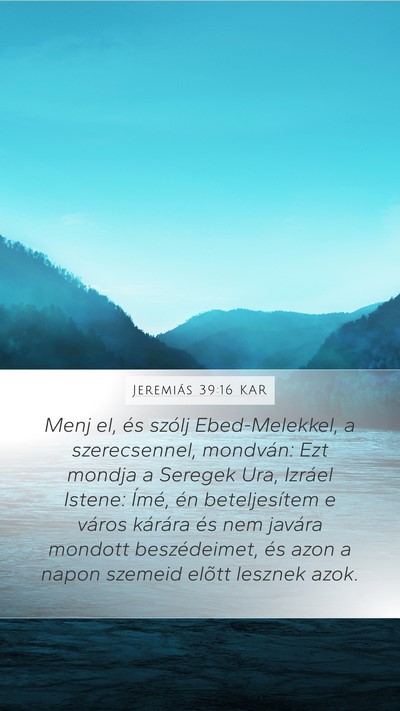 Jeremiás 39:16 KAR Bible Verse Image