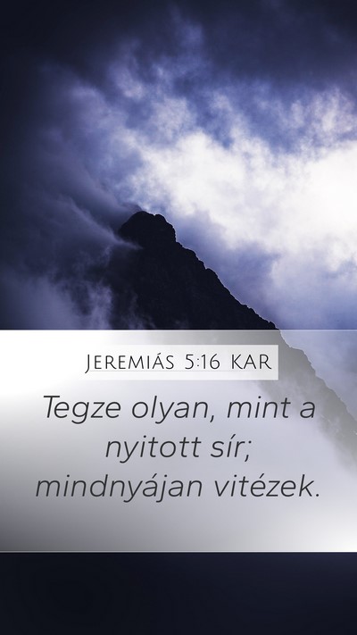 Jeremiás 5:16 KAR Bible Verse Image