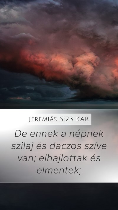 Jeremiás 5:23 KAR Bible Verse Image
