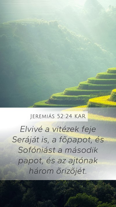 Jeremiás 52:24 KAR Bible Verse Image