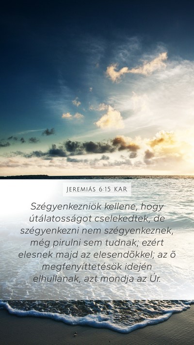 Jeremiás 6:15 KAR Bible Verse Image