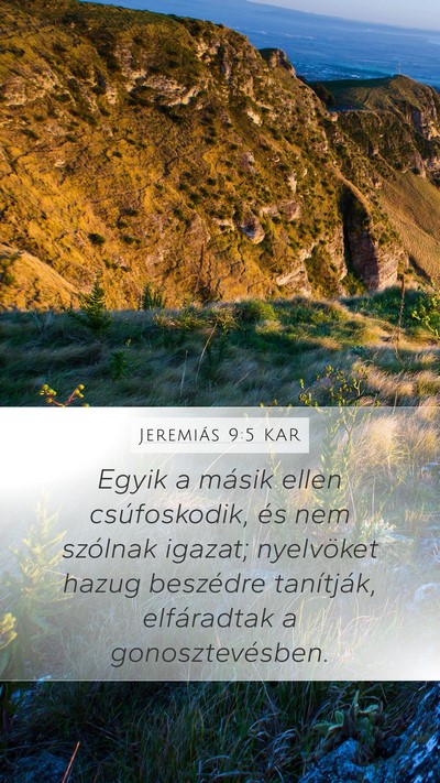 Jeremiás 9:5 KAR Bible Verse Image