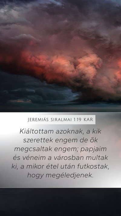 Jeremiás siralmai 1:19 KAR Bible Verse Image