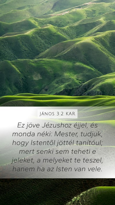 János 3:2 KAR Bible Verse Image
