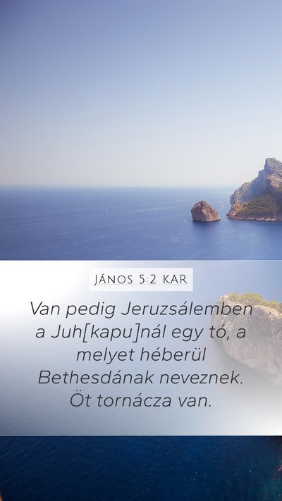 János 5:2 KAR Bible Verse Image