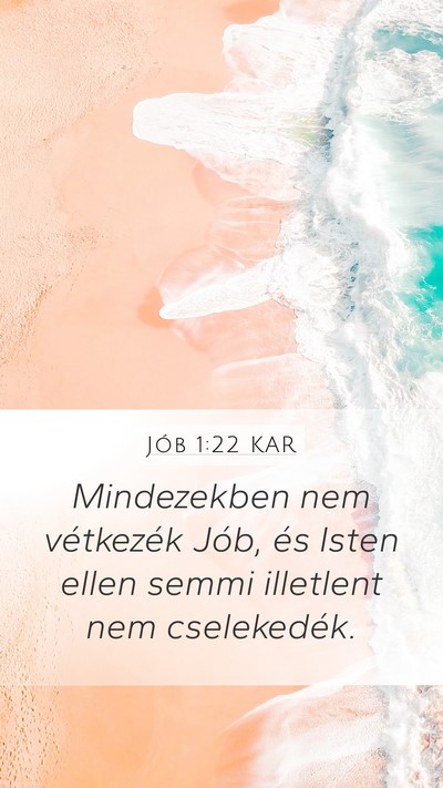 Jób 1:22 KAR Bible Verse Image