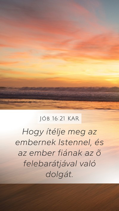 Jób 16:21 KAR Bible Verse Image