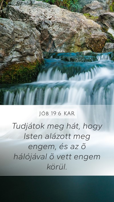 Jób 19:6 KAR Bible Verse Image