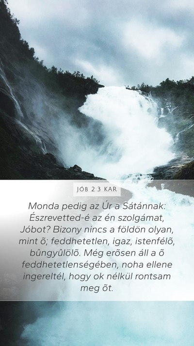 Jób 2:3 KAR Bible Verse Image