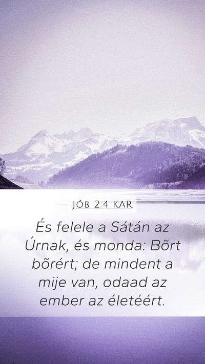 Jób 2:4 KAR Bible Verse Image