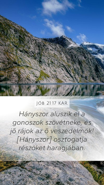 Jób 21:17 KAR Bible Verse Image