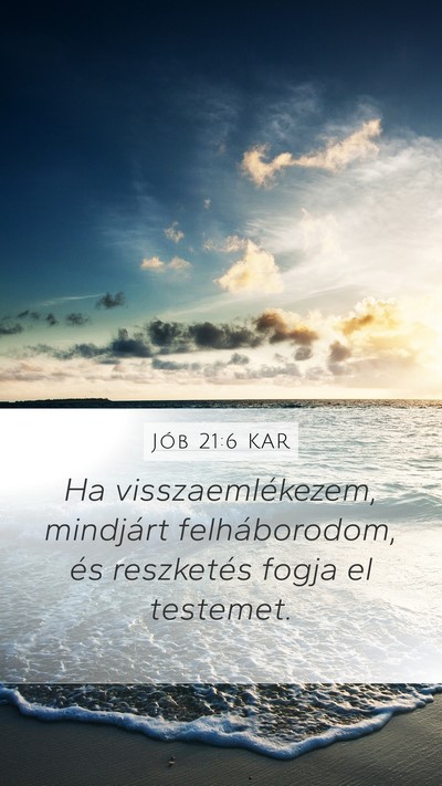 Jób 21:6 KAR Bible Verse Image