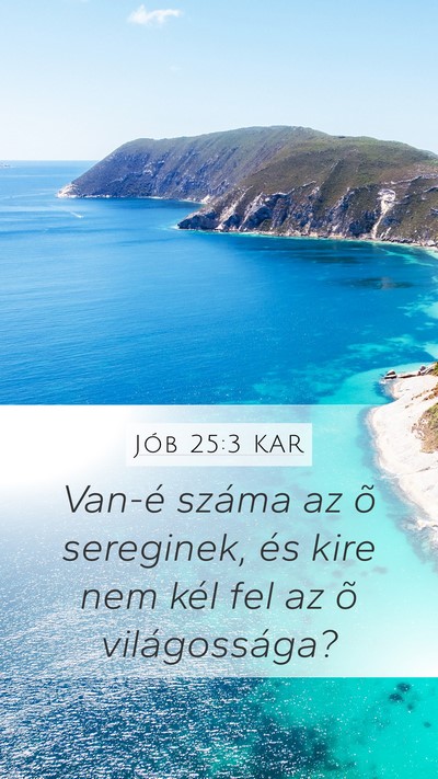 Jób 25:3 KAR Bible Verse Image