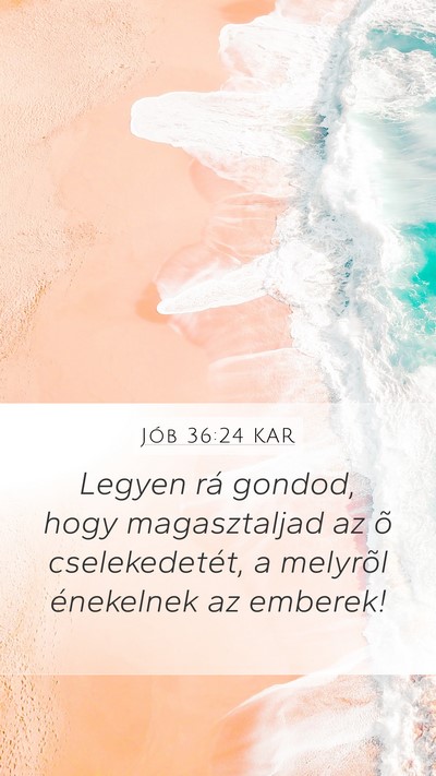 Jób 36:24 KAR Bible Verse Image