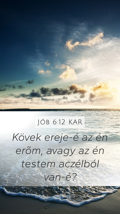 Jób 6:12 KAR Bible Verse Image