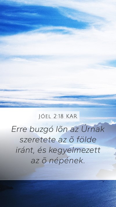 Jóel 2:18 KAR Bible Verse Image