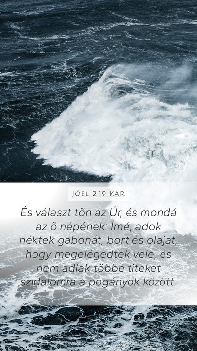 Jóel 2:19 KAR Bible Verse Image