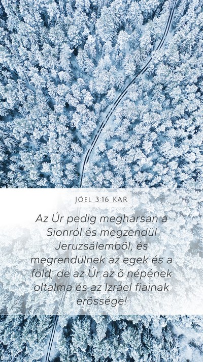 Jóel 3:16 KAR Bible Verse Image