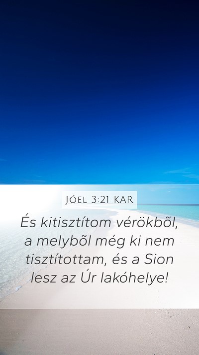 Jóel 3:21 KAR Bible Verse Image