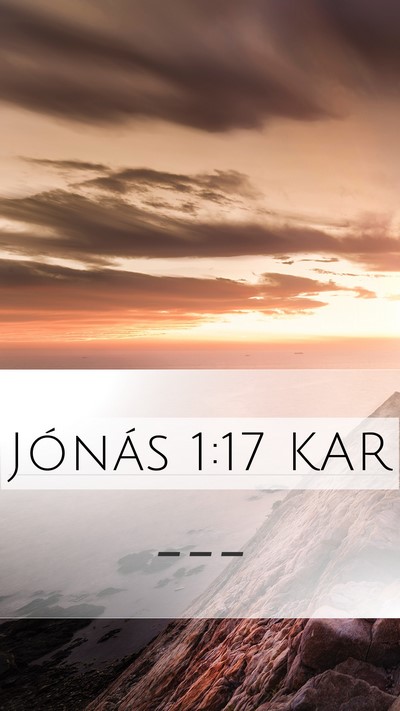 Jónás 1:17 KAR Bible Verse Image