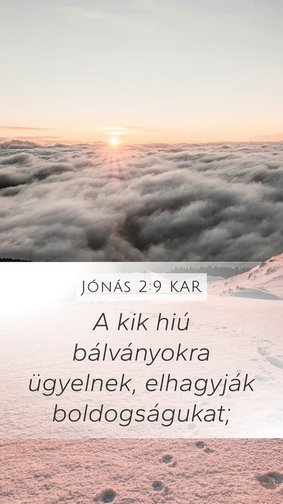 Jónás 2:9 KAR Bible Verse Image