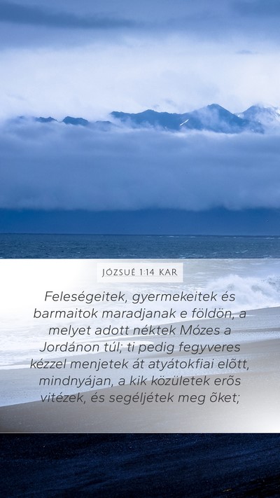 Józsué 1:14 KAR Bible Verse Image