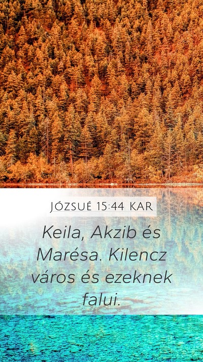 Józsué 15:44 KAR Bible Verse Image