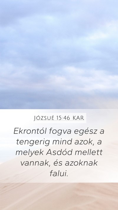 Józsué 15:46 KAR Bible Verse Image