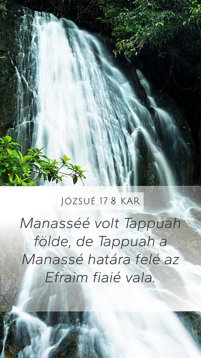 Józsué 17:8 KAR Bible Verse Image