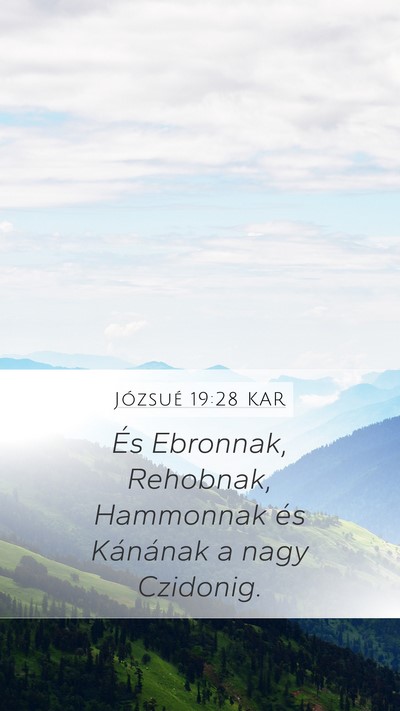 Józsué 19:28 KAR Bible Verse Image