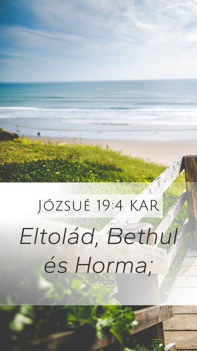 Józsué 19:4 KAR Bible Verse Image