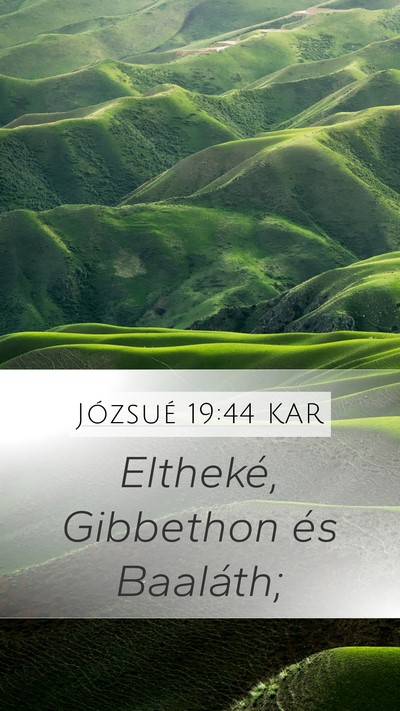 Józsué 19:44 KAR Bible Verse Image