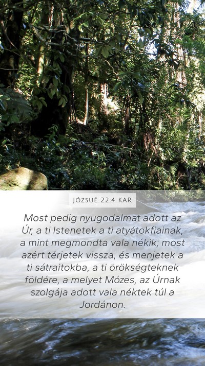 Józsué 22:4 KAR Bible Verse Image