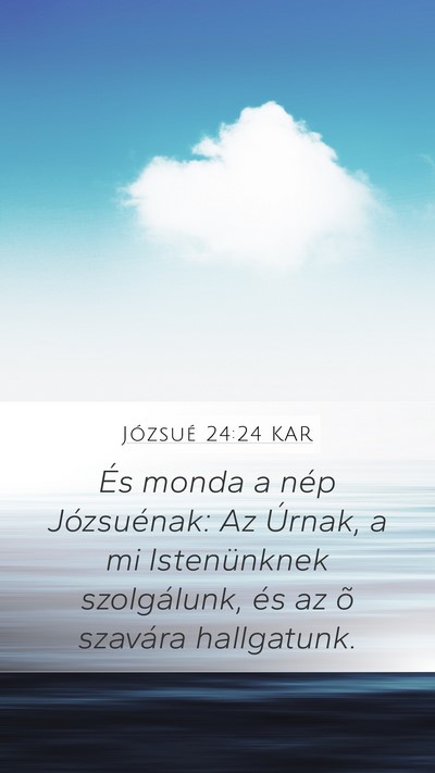 Józsué 24:24 KAR Bible Verse Image
