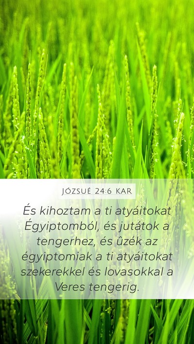 Józsué 24:6 KAR Bible Verse Image