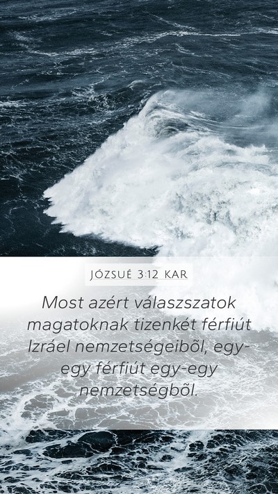 Józsué 3:12 KAR Bible Verse Image