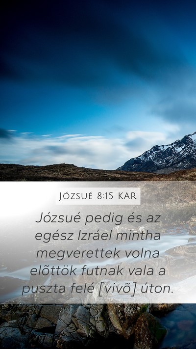 Józsué 8:15 KAR Bible Verse Image